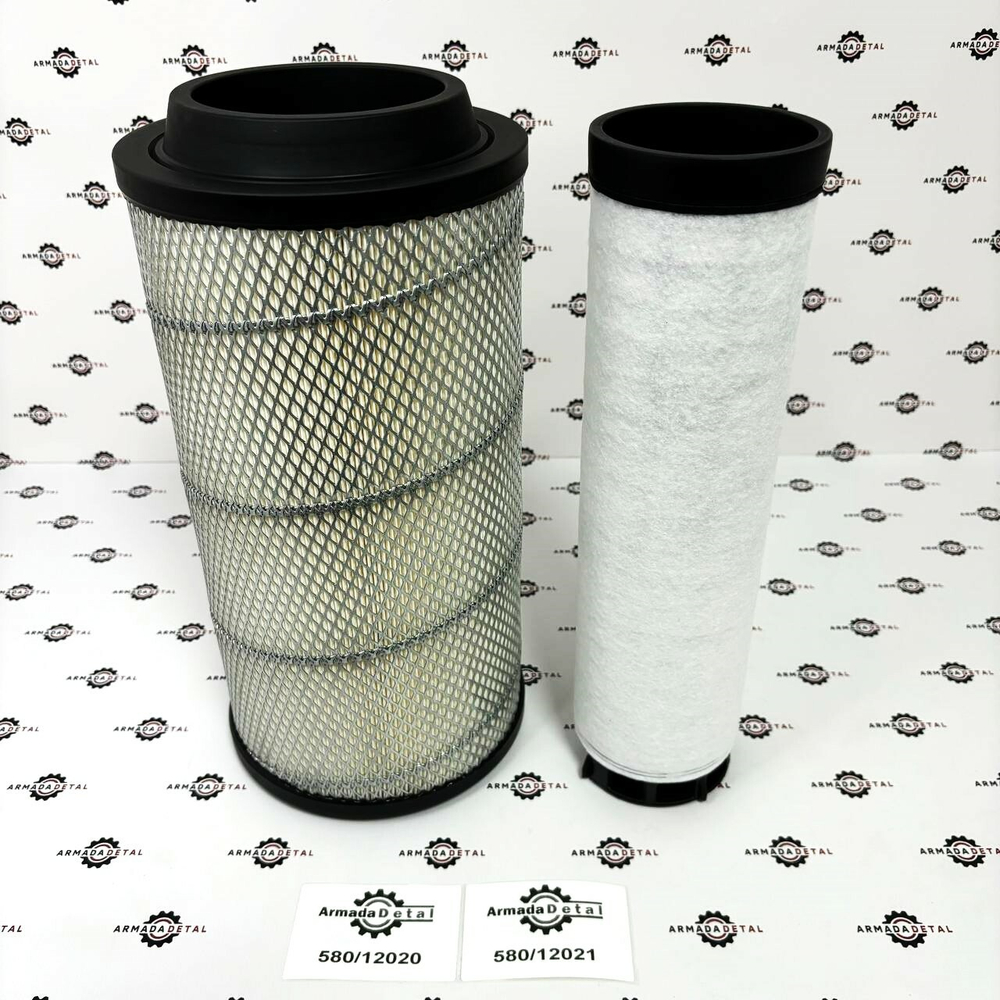 Комплект воздушных фильтров | 580/12020 + 580/12021 | Shengnuo