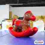 Надувная лошадка качалка «Весёлый скакун», 2×0,7×1,4 м