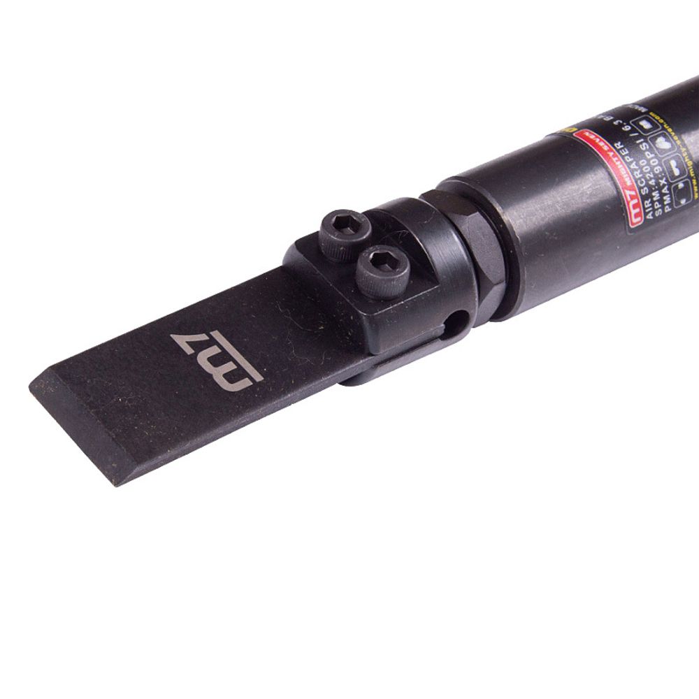 MIGHTY SEVEN (QK-112N) Нож скребковый пневматический, 4200 кол/мин, с набором насадок, 6 предметов