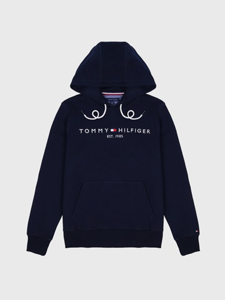 Худи Tommy Hilfiger Embroidered Tommy Logo Navy