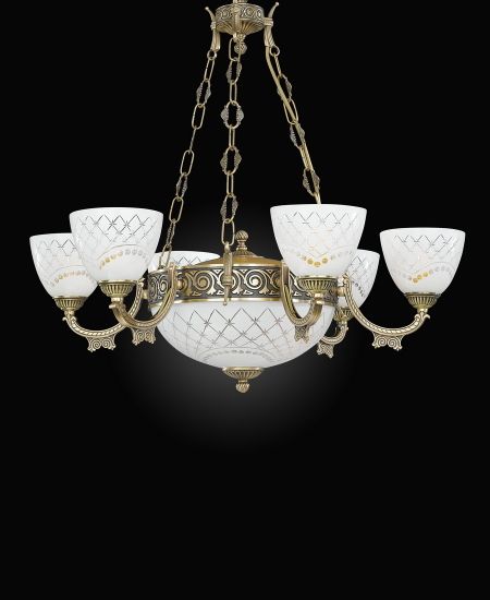 Подвесная люстра Reccagni Angelo L.7052/6+2