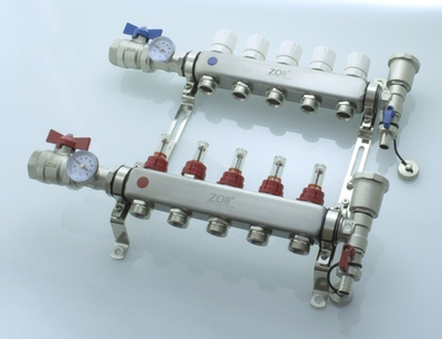 КОЛЛ. группа  ЗОЛЛ  с РАСХОД. с кр. (НЕРЖ)  1" х 5 ход (5/1шт) Т