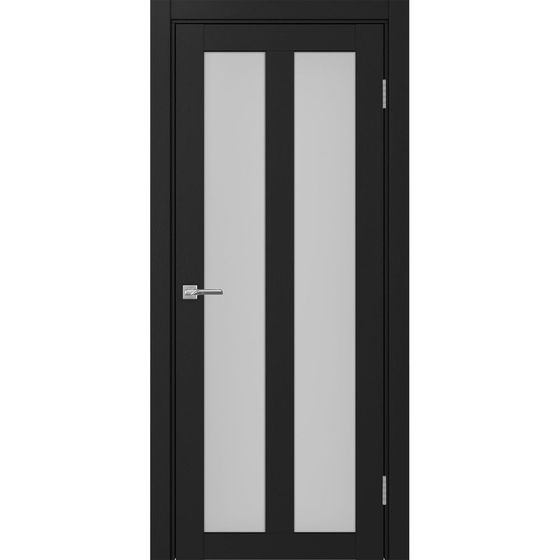 Цена на Межкомнатная дверь экошпон Турин 521.22 антрацит остеклённая Купить Межкомнатная дверь экошпон Турин 521.22 антрацит остеклённая