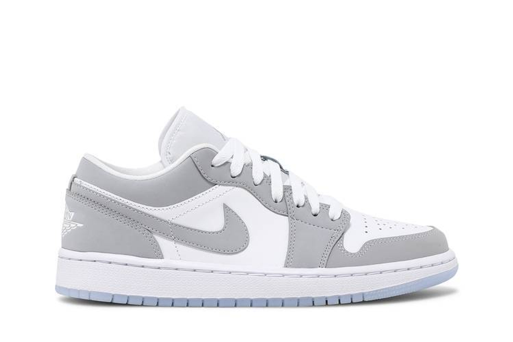 Кроссовки Air Jordan 1 Low "Wolf Grey" (Женская размерная сетка)