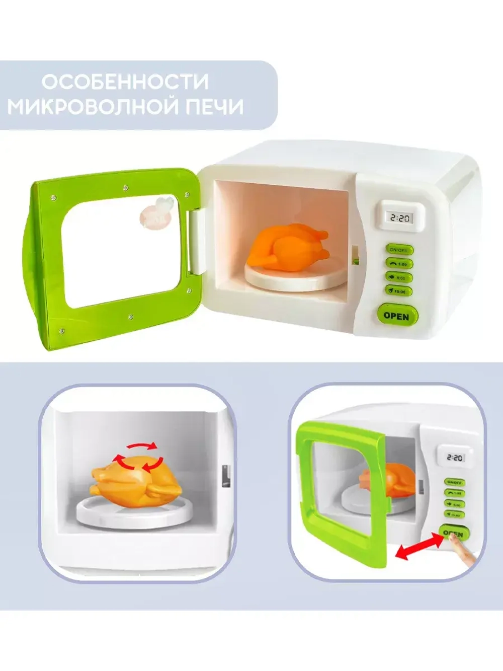 Бытовая техника Микроволновая печь свет