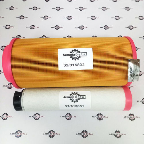 Фильтр воздушный (Комплект, Perkins) | 32/915801 + 32/915802 | Shengnuo