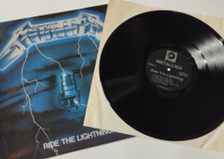 Винтажная виниловая пластинка LP Metallica Ride The Lightning (Россия 1994)