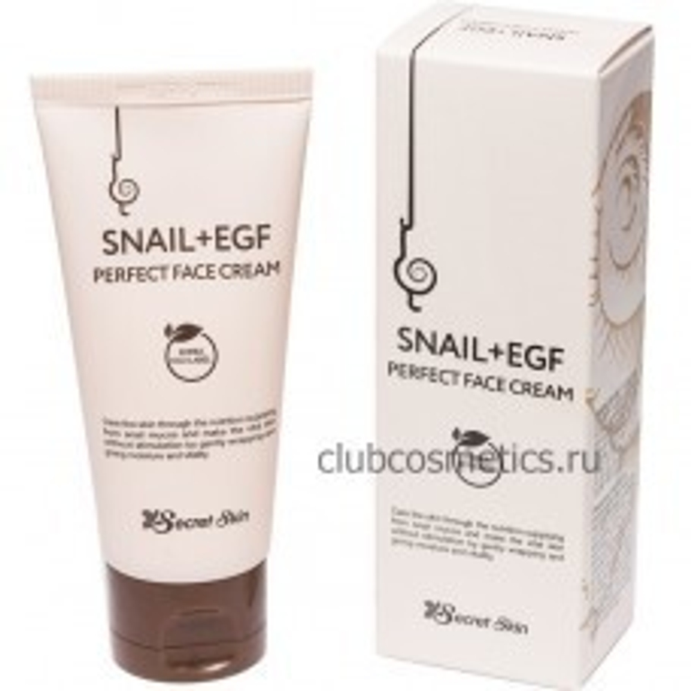 Крем для лица с экстрактом улитки Snail+EGF Perfect Face Cream 50гр. Страна производитель: Корея (Уход за лицом)