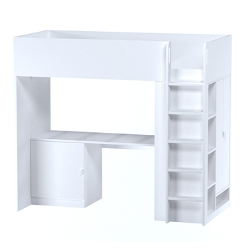 Кровать-чердак СМОСТАД SMÅSTAD, 205х104х182, белый