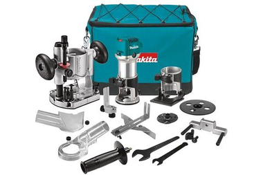 Фрезер кромочный MAKITA RT 0702 CX2 + аксессуары в сумке