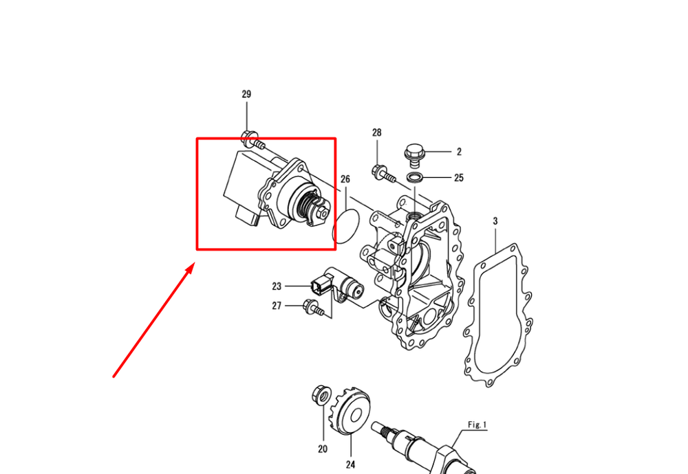 129927-61601 ACTUATOR, GOVERNOR