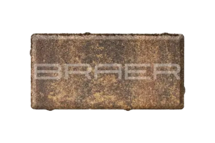 Тротуарная плитка Braer Прямоугольник, Color Mix Мальва, 60 мм