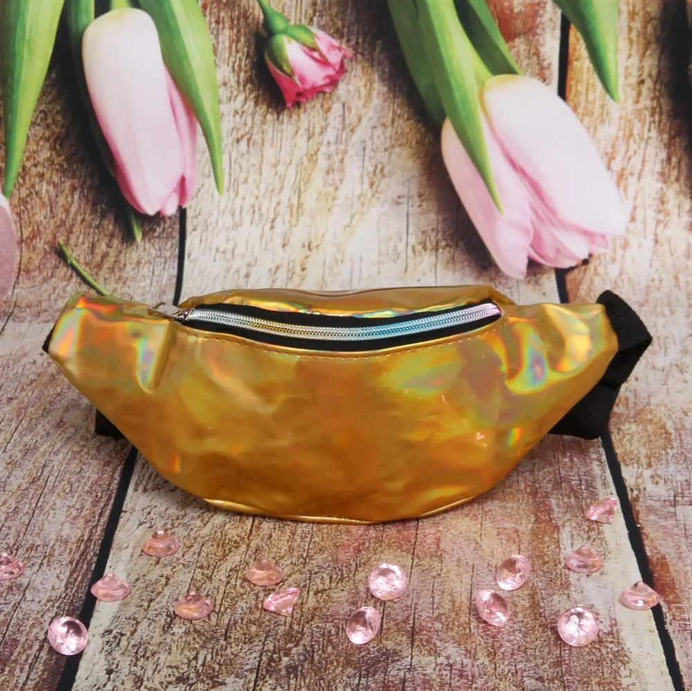 Сумка на пояс «Ultramarine - Elements», цвет золото, 30*13*7см