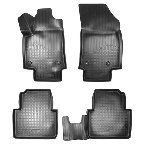 Ковры в салон Norplast/Unidec для Opel Crossland X (2017-)Полиуретан,Черный, арт.NPA11-C63-190