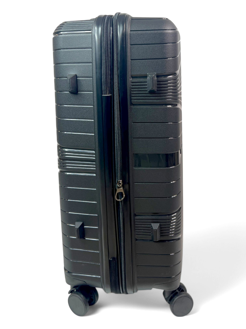 Средний чемодан Mironpan 23103, Черный, M+