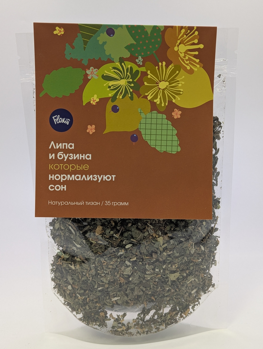 Флорис Чайный напиток ЗИПЛОК Липа и бузина