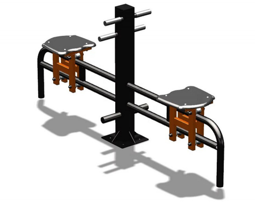 Уличный тренажер Каталка двойной Т.549.002