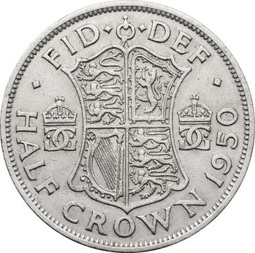 1/2 кроны 1950 Великобритания