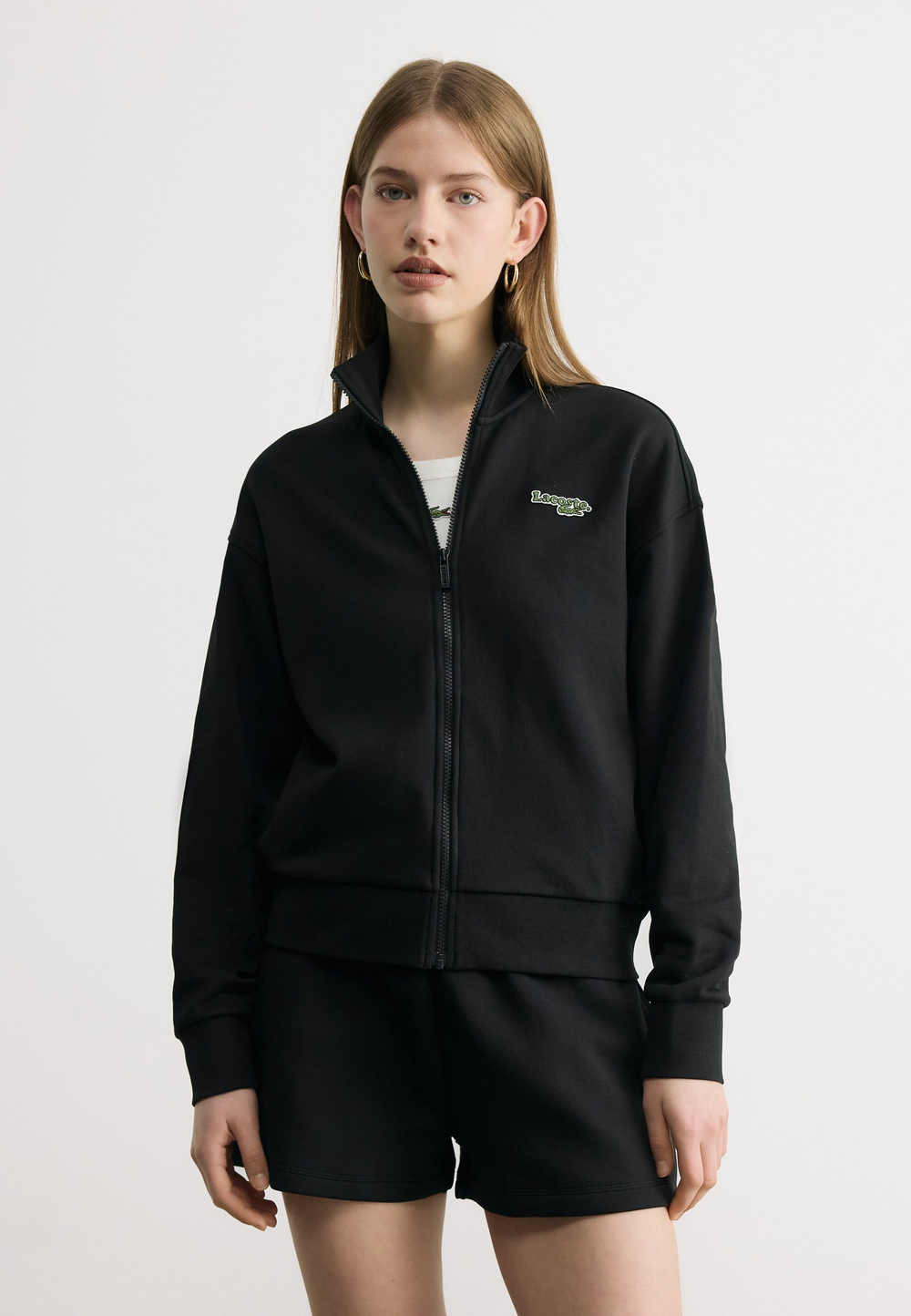 Lacoste Толстовка на молнии - Чёрный (LA221J04X-Q11)