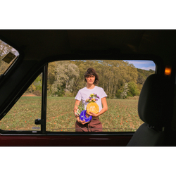 Ваза для цветов 18см Doiy Moon синяя