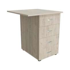 Тумба приставная с замком Континент дуб кронберг ТФ216 600х600х750