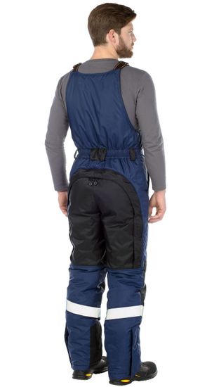 Костюм зимний "Брансфилд" полукомбинезон (синий/черный)
