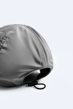 ZARA ДВУСТОРОННЯЯ КЕПКА, АНТРАЦИТОВО-СЕРЫЙ