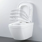 Унитаз подвесной Grohe EURO CERAMIC 39554000 безободковый, с крышкой микролифт