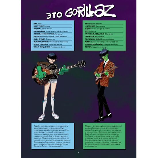 Артбук Gorillaz - Альманах