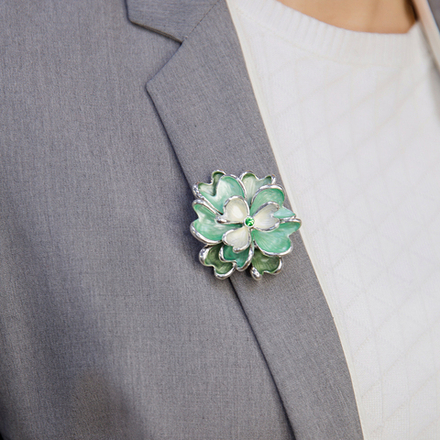 Брошь Shadore Цветок XZ1153.20 G/S