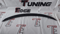 Лип спойлер багажника Hyundai Solaris (черный глянец)