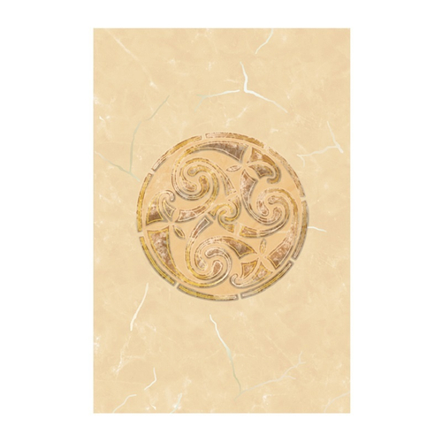 ВКЗ Веста Декор D1 200х300х7мм бежевый с золотом, серия Люкс