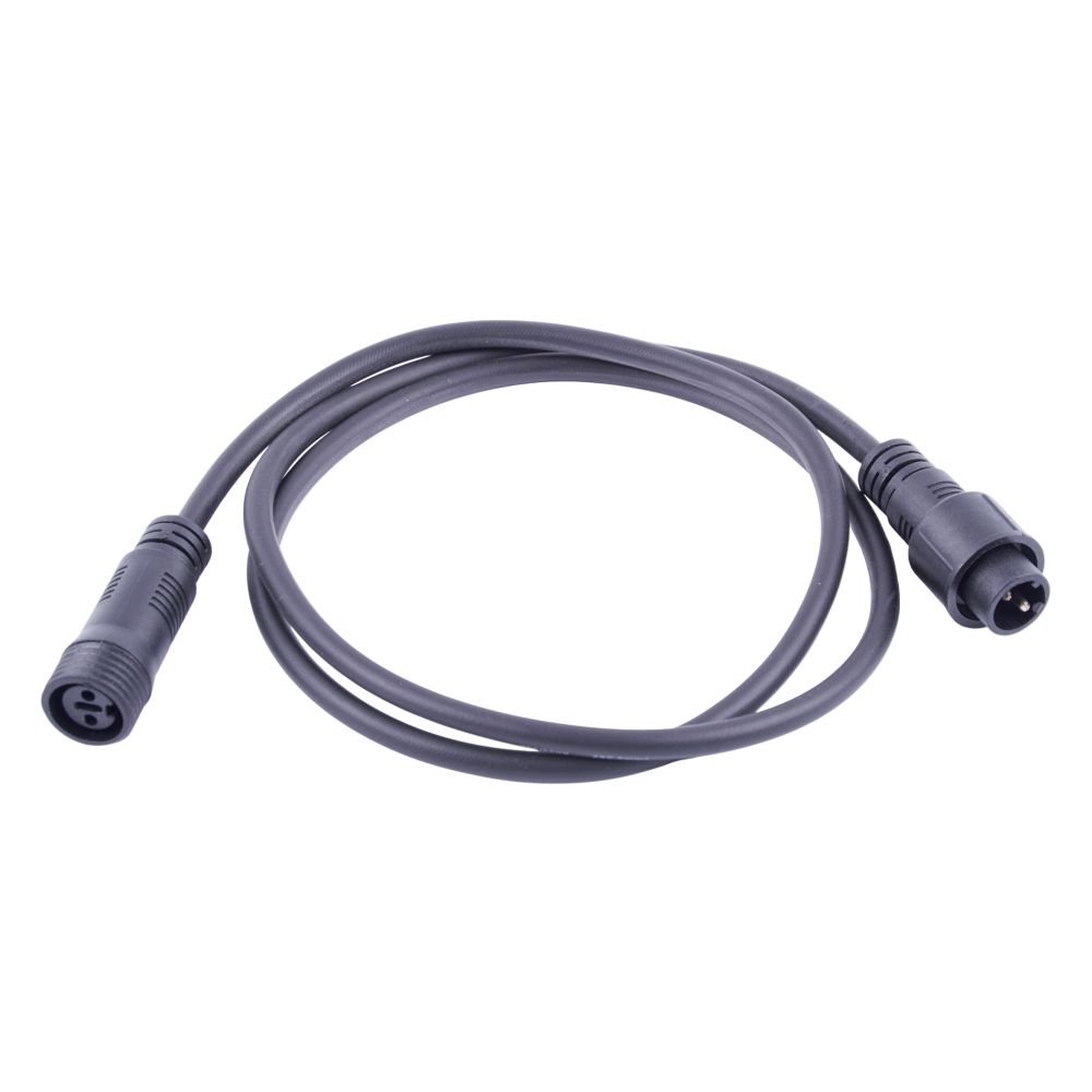 UCX-F90 E-1M-BK Удлинитель для гирлянд серии F90PRO. 1м. Статика-мерцание. IP67. Черный. TM Uniel