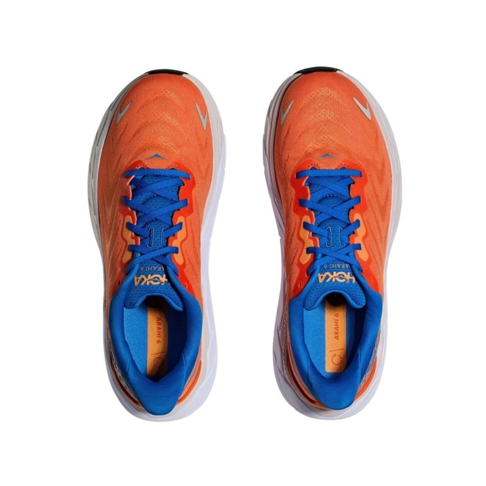 Кроссовки мужские HOKA M ARAHI 6 Vibrant Orange / Coastal Sky