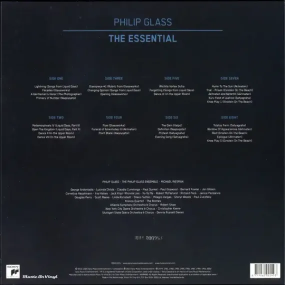Philip Glass – The Essential (Coloured Crystal Clear) 4LP