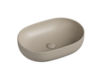 Умывальник чаша накладная овальная (цвет Капучино Матовый) Element 600x415x135мм