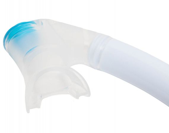 Трубка Seac Tribe Dry прозрачный/голубой