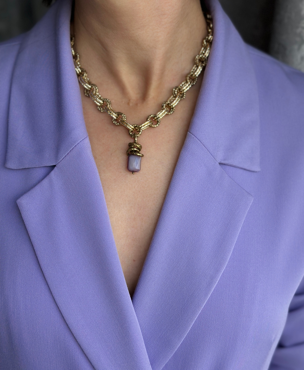 HMG 1300 Lilac Колье арт.1657