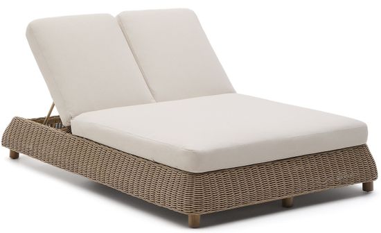 Двойной шезлонг Meria из искусственного ротанга Испания La Forma