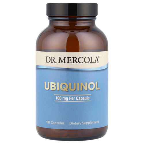 Dr. Mercola, Убихинол, 100 мг, 90 капсул