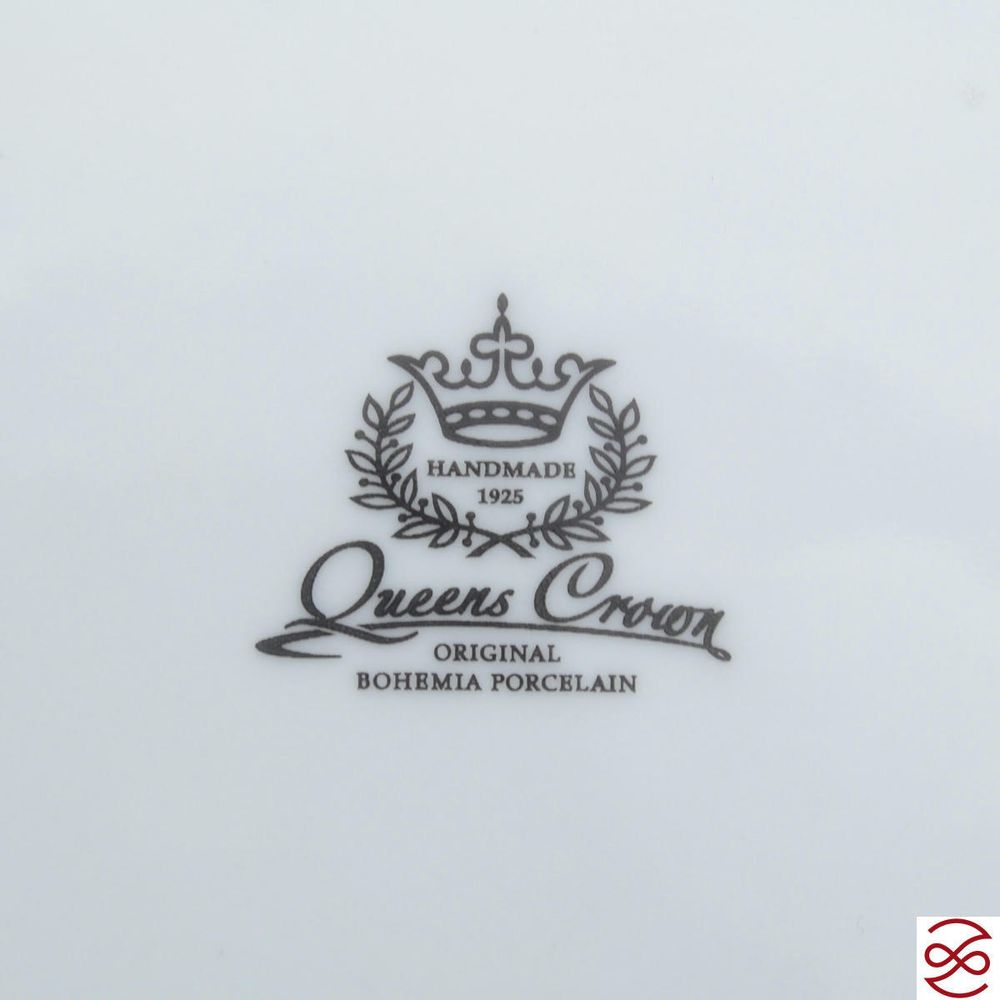 Круглое блюдо Queen's Crown Aristokrat Охота красная 30 см