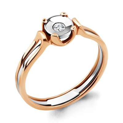 963450к Кольцо из Золота с бриллиантом