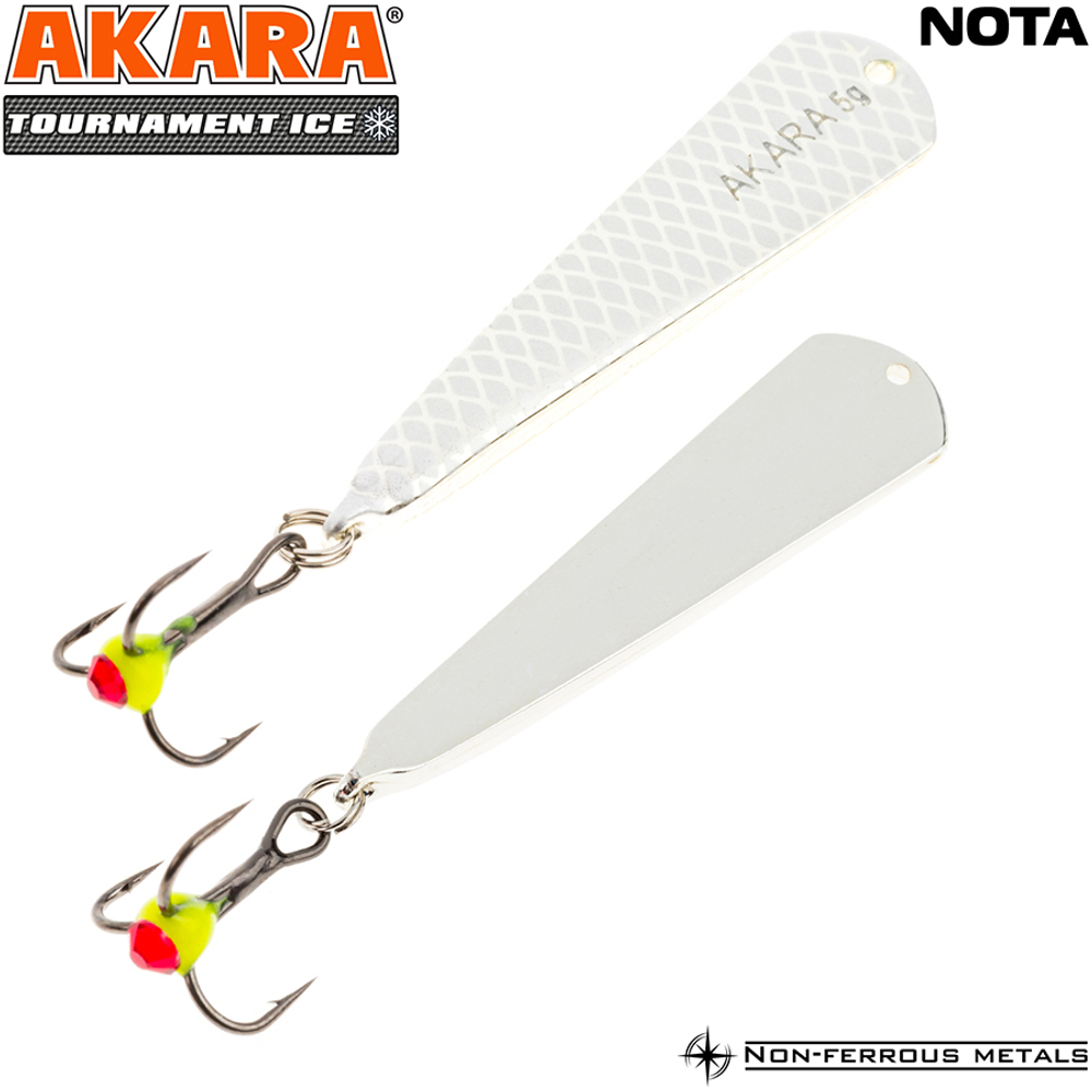 Блесна зимняя Akara Tournament Ice Nota 35 3 гр. 33 Sil