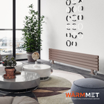 Радиатор WARMMET водяной напольный горизонтальный Flat 60 НN (W) БЕЖЕВЫЙ RAL1015