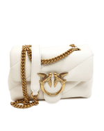 кожаная сумка через плечо love mini puff cl pltt Pinko - белый(100039 A0F2)