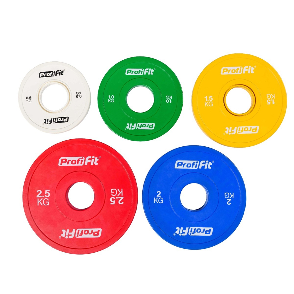 Диск обрезиненный цветной D51 мм PROFI-FIT 1,5 кг