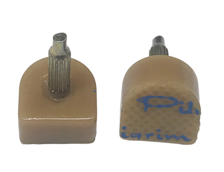 Набойки штучные Piligrim PLG-1 8х8х6мм, штырь 3мм, бежевый