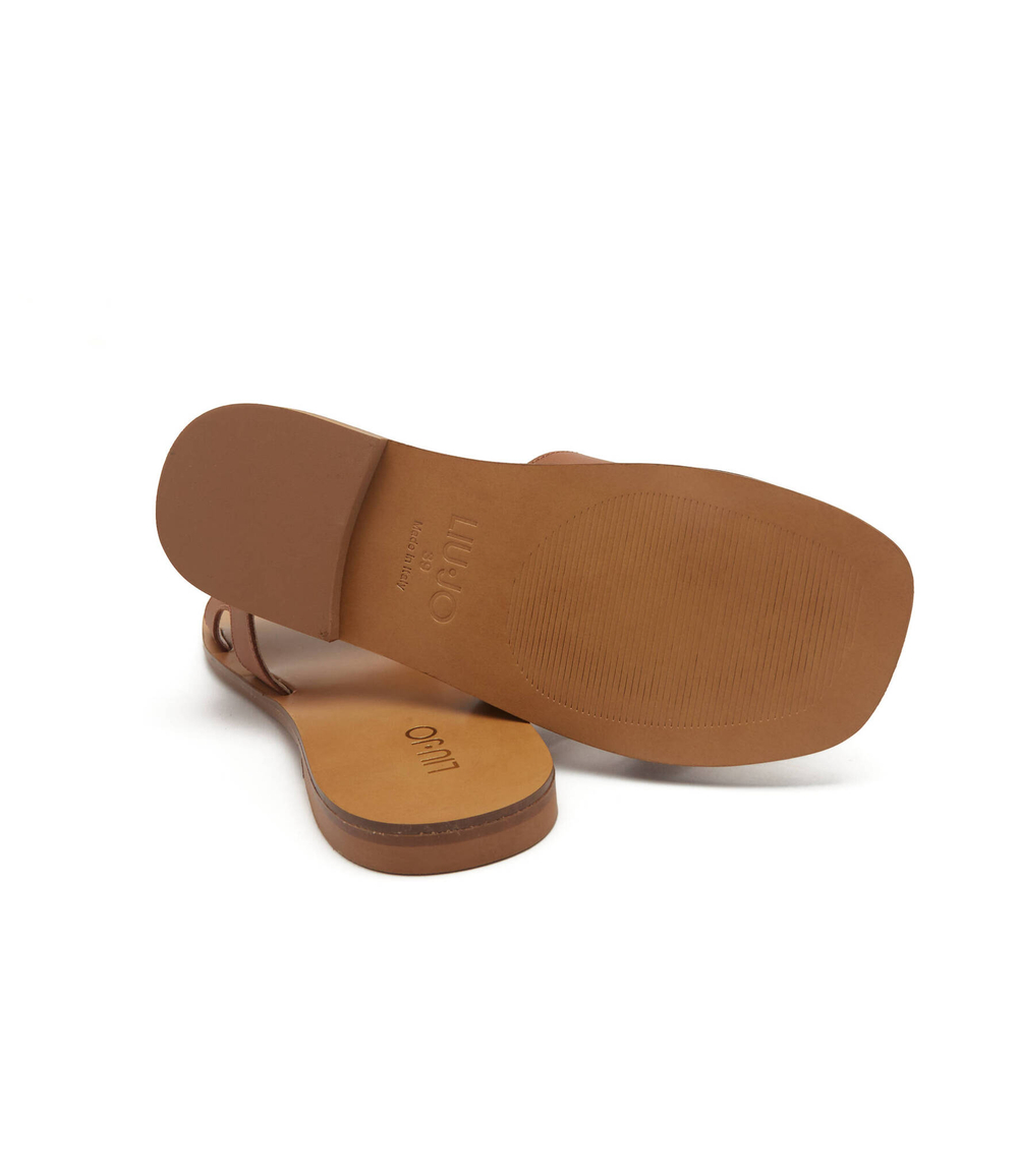 Шлепанцы кожаные saba 06 Liu Jo - коричневый(SA3151 P0102)