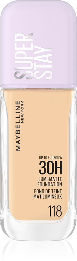 MAYBELLINE NEW YORK SuperStay Lumi-Matte - Легкое тональное основание для долговременного эффекта оттенок 118, 35 ml