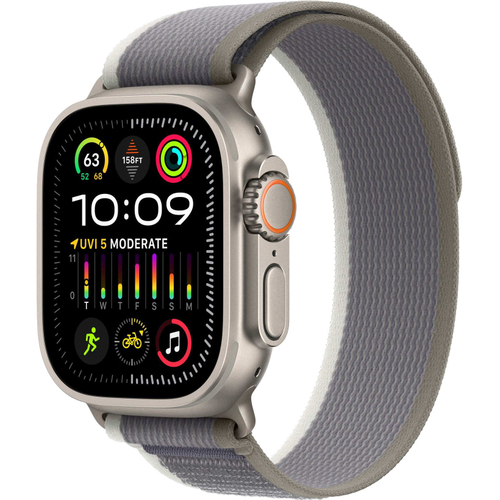Apple Watch Ultra 2 49mm Trail Loop Gray / Titanium Case